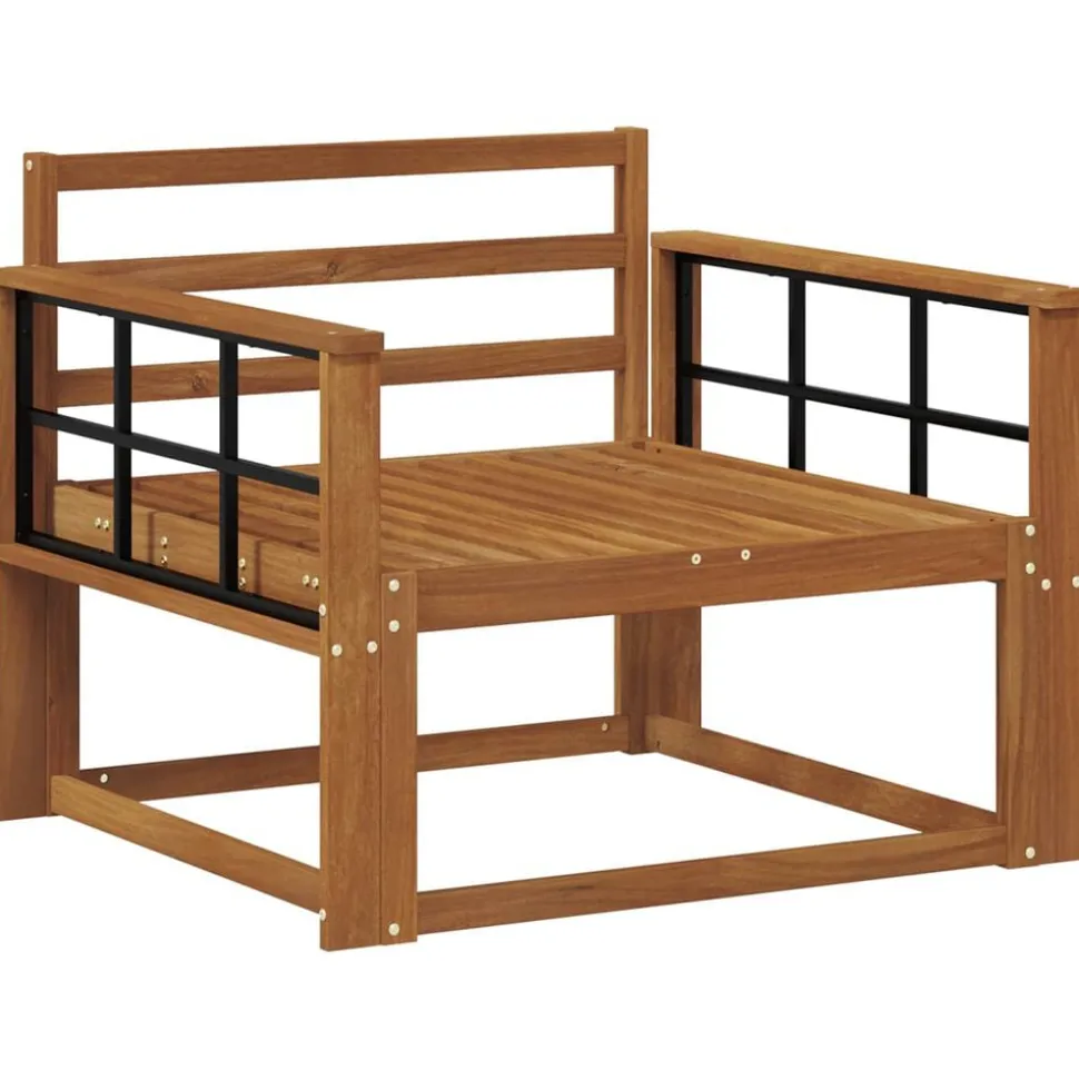 vidaXL Buiten Midden Sofa Massief Acaciahout Naturel