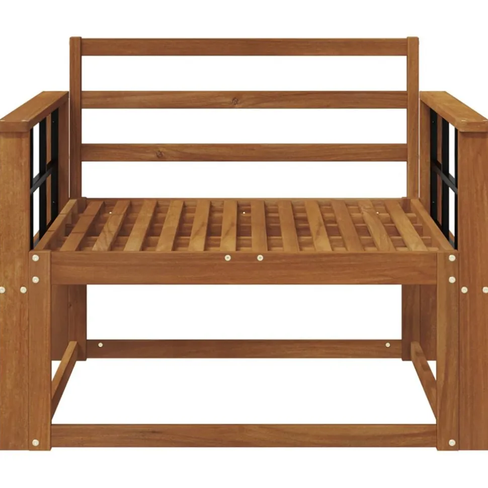 vidaXL Buiten Midden Sofa Massief Acaciahout Naturel
