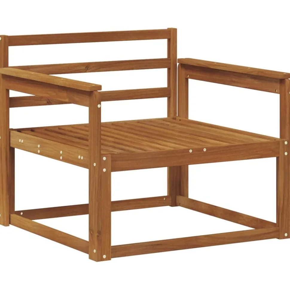 vidaXL Buiten Midden Sofa Massief Acaciahout Naturel