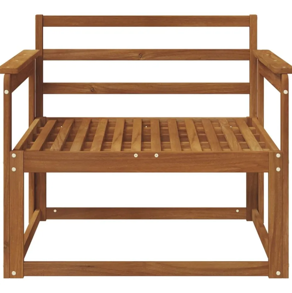 vidaXL Buiten Midden Sofa Massief Acaciahout Naturel