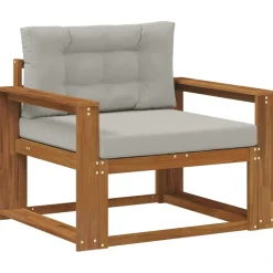 vidaXL Buiten Midden Sofa Massief Acaciahout Naturel