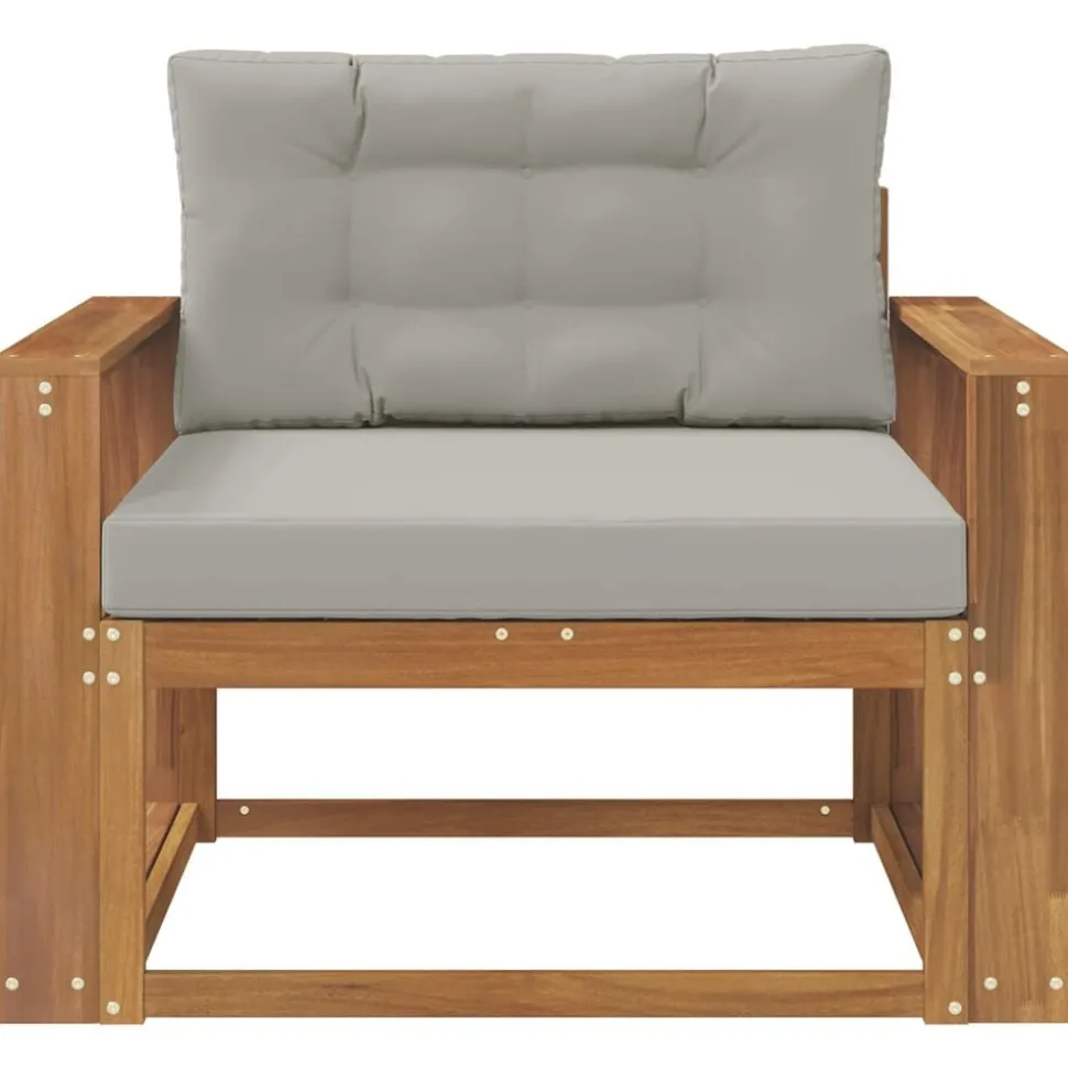 vidaXL Buiten Midden Sofa Massief Acaciahout Naturel