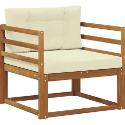 vidaXL Buiten Midden Sofa Massief Acaciahout Naturel