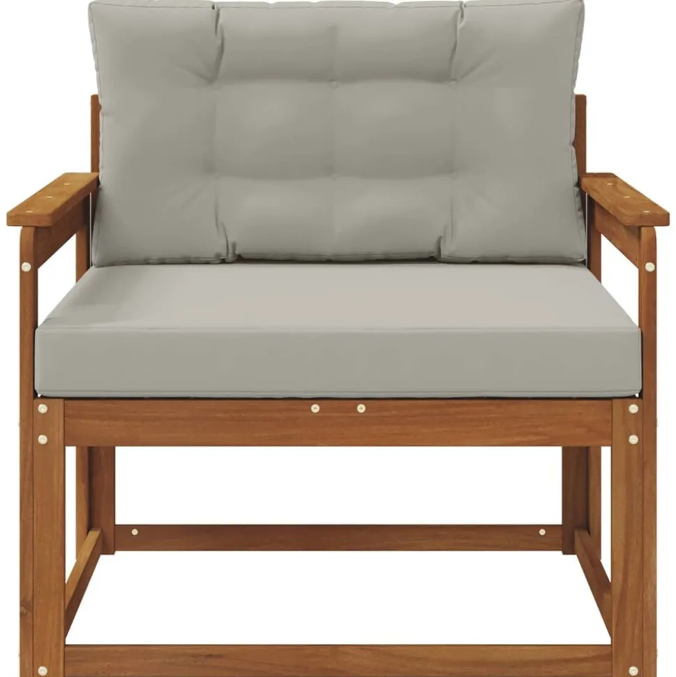 vidaXL Buiten Midden Sofa Massief Acaciahout Naturel