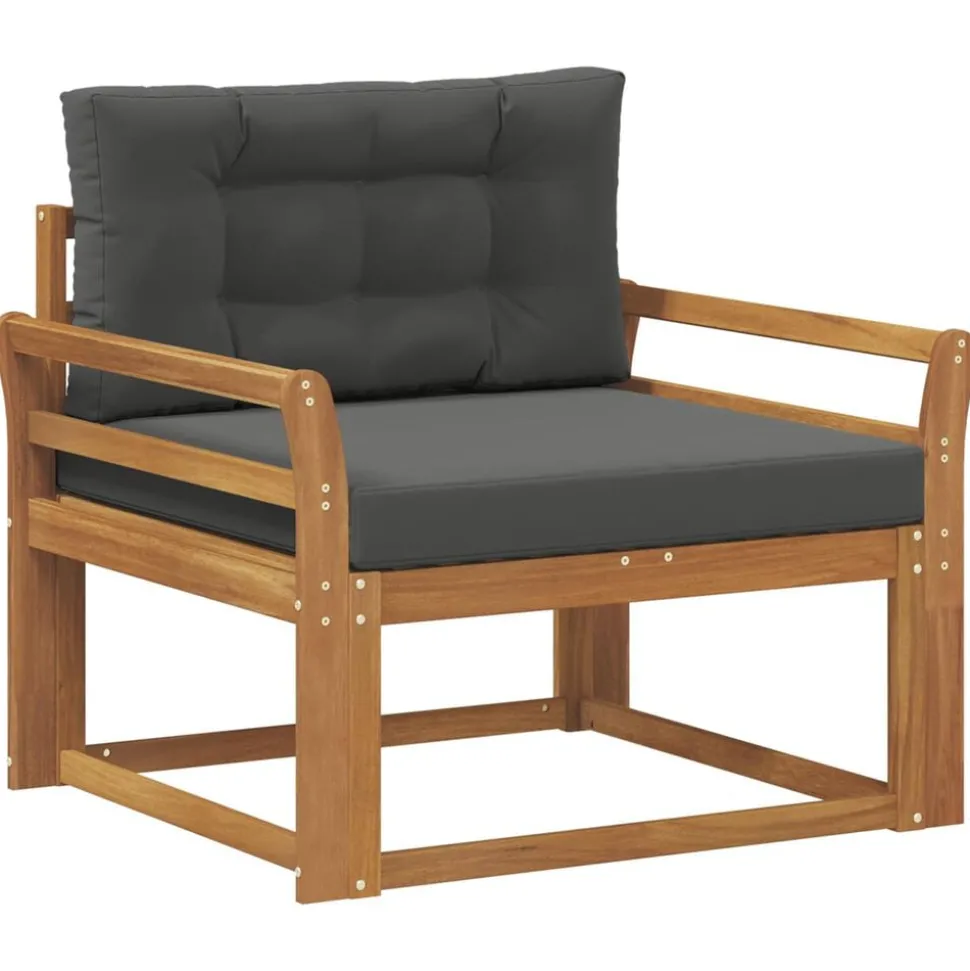 vidaXL Buiten Midden Sofa Massief Acaciahout Naturel