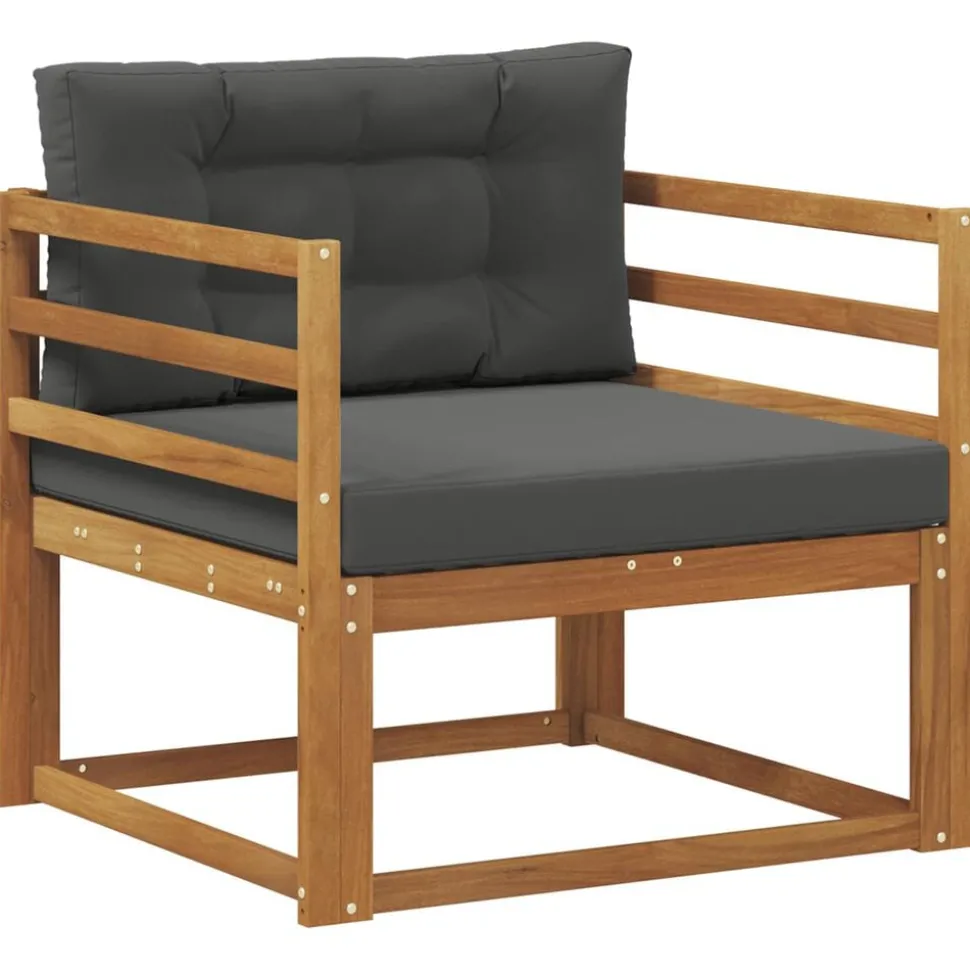 vidaXL Buiten Midden Sofa Massief Acaciahout Naturel