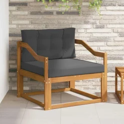 vidaXL Buiten Midden Sofa Massief Acaciahout Naturel
