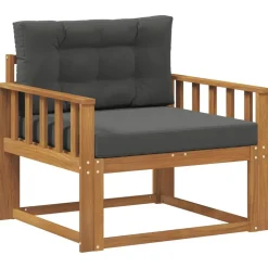 vidaXL Buiten Midden Sofa Massief Acaciahout Naturel