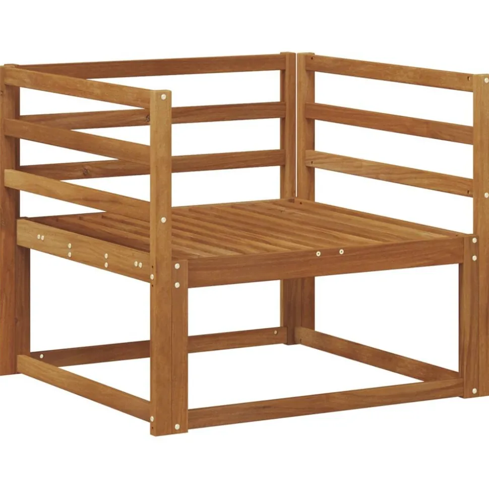 vidaXL Buiten Midden Sofa Massief Acaciahout Naturel