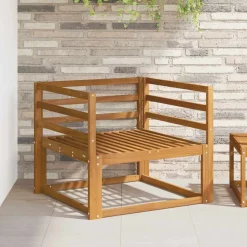 vidaXL Buiten Midden Sofa Massief Acaciahout Naturel
