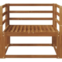 vidaXL Buiten Midden Sofa Massief Acaciahout Naturel