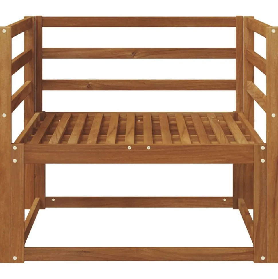 vidaXL Buiten Midden Sofa Massief Acaciahout Naturel