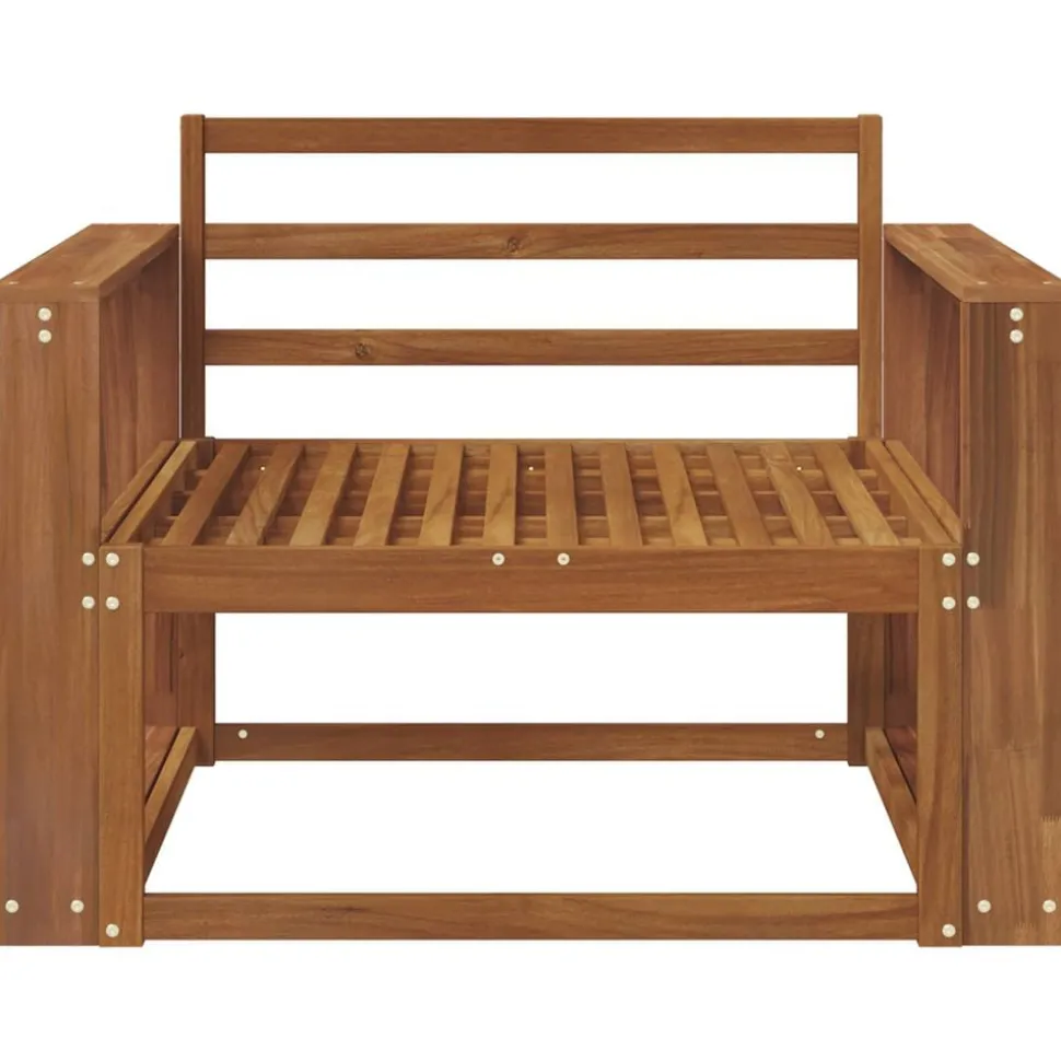 vidaXL Buiten Midden Sofa Massief Acaciahout Naturel
