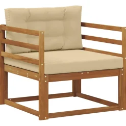 vidaXL Buiten Midden Sofa Massief Acaciahout Naturel