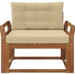 vidaXL Buiten Midden Sofa Massief Acaciahout Naturel