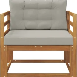 vidaXL Buiten Midden Sofa Massief Acaciahout Naturel