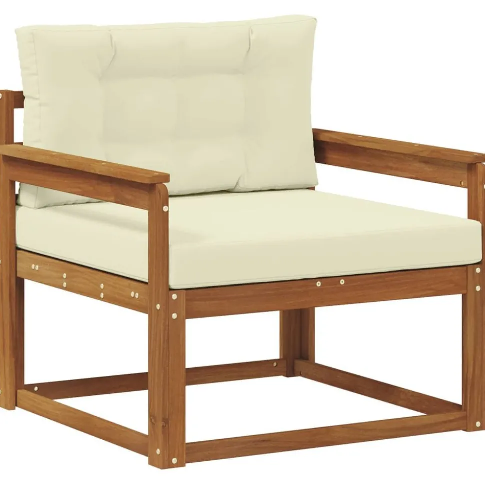 vidaXL Buiten Midden Sofa Massief Acaciahout Naturel