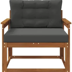 vidaXL Buiten Midden Sofa Massief Acaciahout Naturel