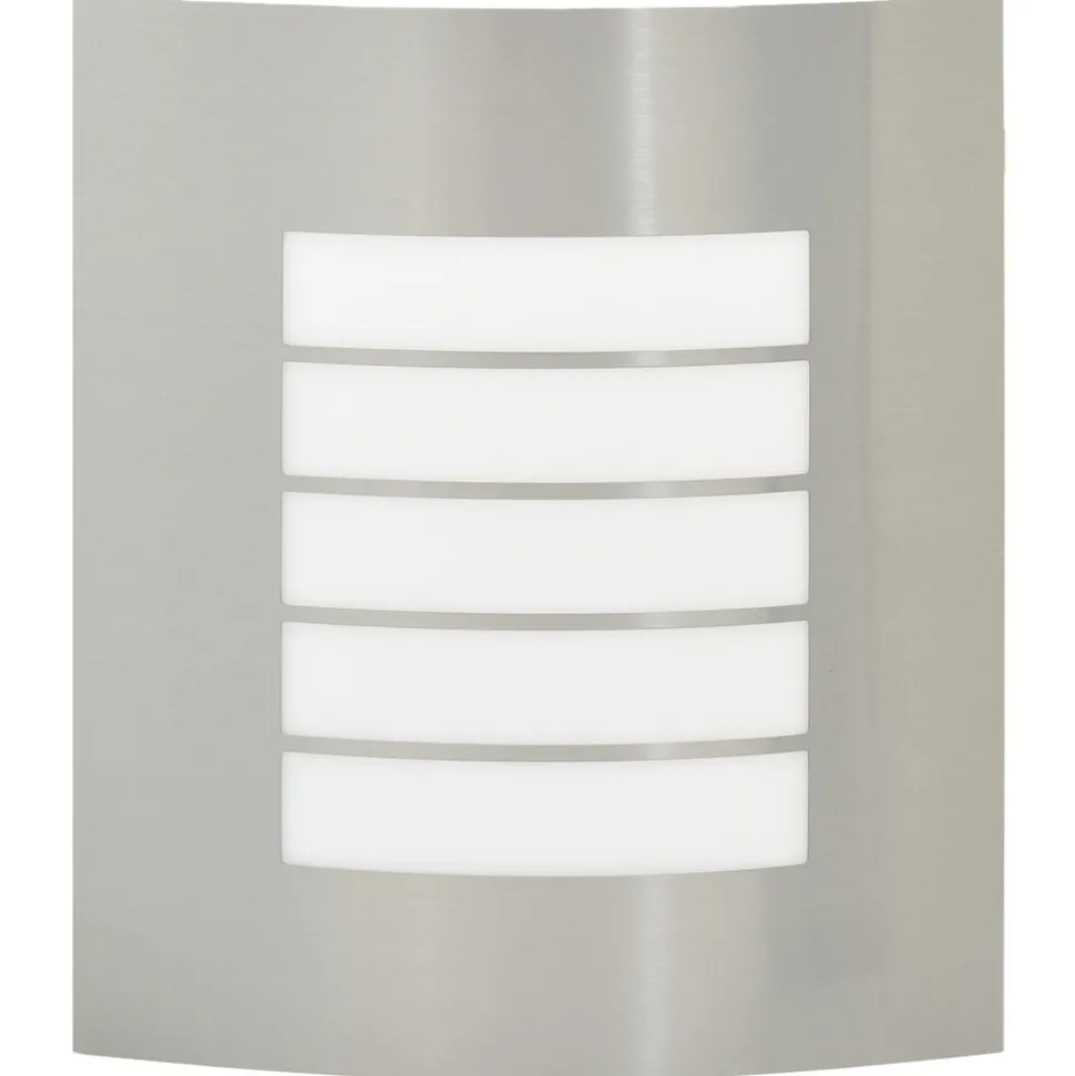 vidaXL Buiten Wandlamp Zilver 23.5 x 9 x 26 cm