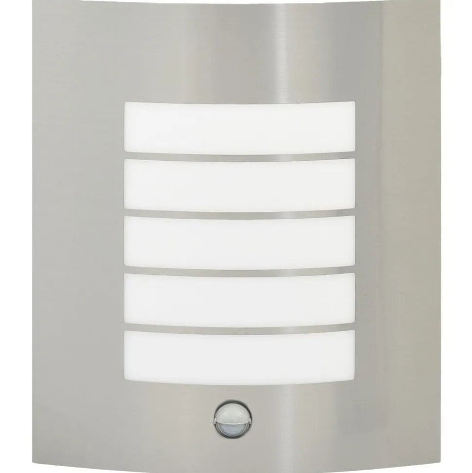 vidaXL Buiten Wandlamp Zilver 23.5 x 9 x 26 cm