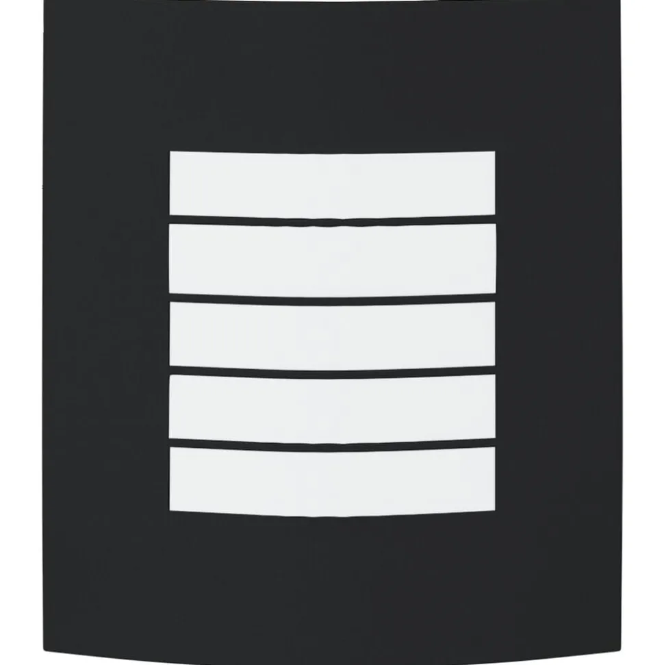 vidaXL Buiten Wandlamp Zwart 23.5 x 9 x 26 cm