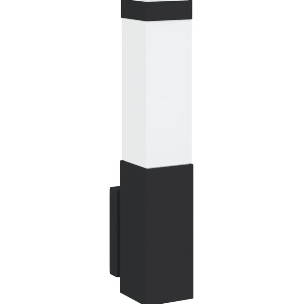 vidaXL Buiten Wandlamp Zwart 10.5 x 6 x 33 cm