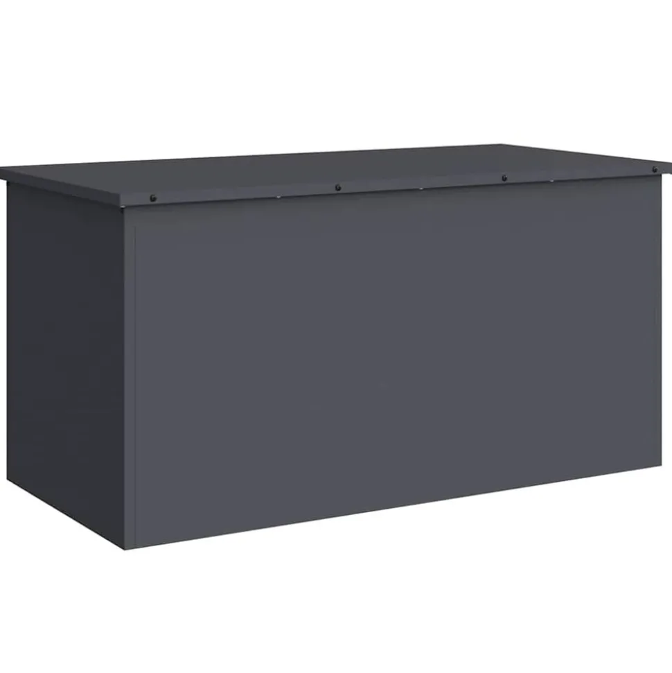 vidaXL Buitenopslagdoos Antraciet 100 x 50,5 x 50 cm Staal