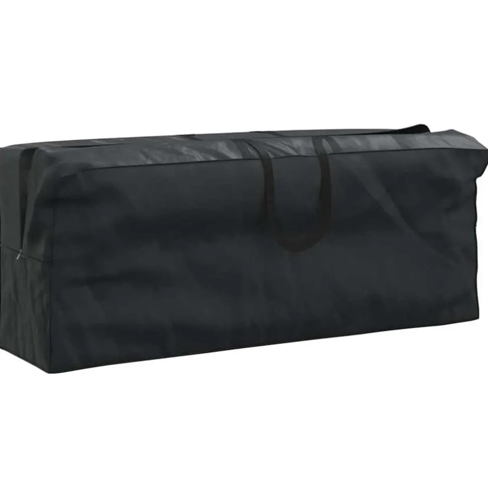vidaXL Buitent Opslagtas Zwart 125 x 32 x 50 cm 600D Oxford Stof