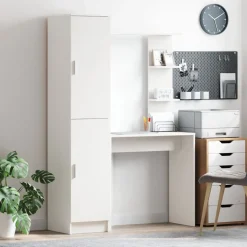 vidaXL Bureau 2 pcs Wit