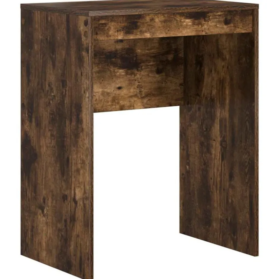 vidaXL Bureau Gerookt eiken 60 x 40 x 76 cm