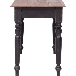 vidaXL Bureau met 3 lades 117x57x75 cm massief mahoniehout