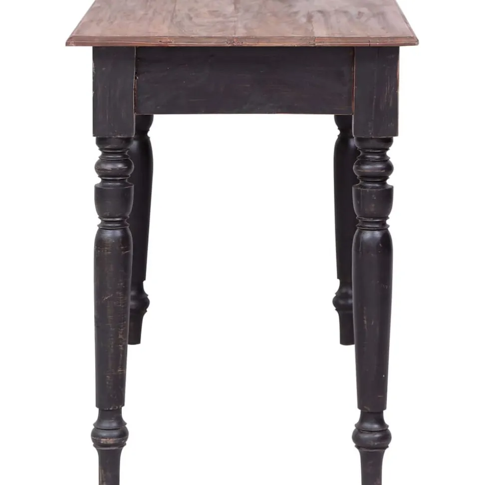 vidaXL Bureau met 3 lades 117x57x75 cm massief mahoniehout