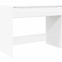 vidaXL Bureau met lade Wit 100 x 50 x 78 cm Geconstrueerd hout
