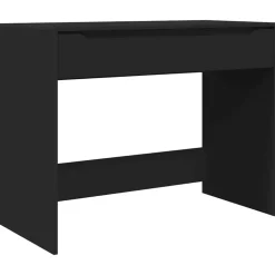 vidaXL Bureau met lade Zwart 100 x 50 x 78 cm Geconstrueerd hout