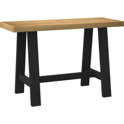 vidaXL Bureau NOAIN A-vormige poten 120x50x75 cm massief hout