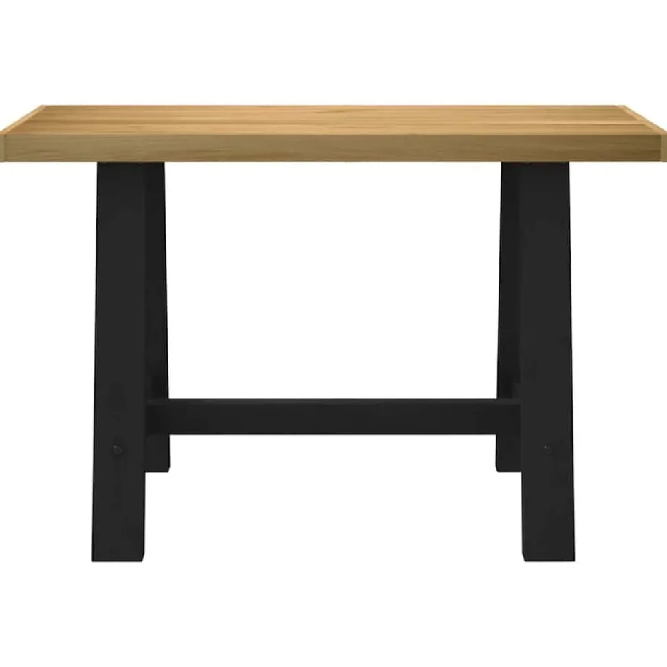 vidaXL Bureau NOAIN A-vormige poten 120x50x75 cm massief hout
