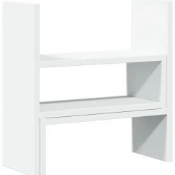 vidaXL Bureau organiser 40x17x41 cm bewerkt hout wit