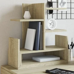 vidaXL Bureau organiser 49x20x52,5 cm bewerkt hout sonoma eikenkleurig