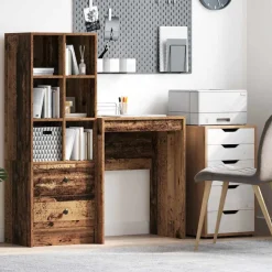 vidaXL Bureau Oudhout 60 x 40 x 76 cm