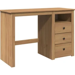vidaXL Bureau PANAMA 112x45x75 cm massief grenenhout