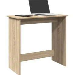 vidaXL Bureau 80x40x75 cm bewerkt hout sonoma eikenkleurig