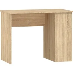 vidaXL Bureau 100x55x75 cm bewerkt hout sonoma eikenkleurig