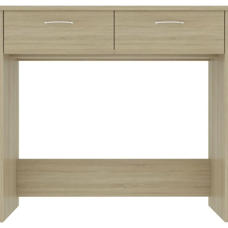 vidaXL Bureau 80x40x75 cm bewerkt hout sonoma eikenkleurig