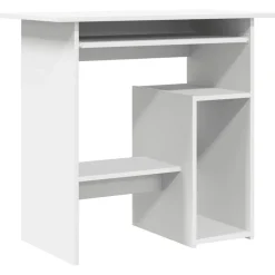 vidaXL Bureau 80x45x74 cm bewerkt hout wit