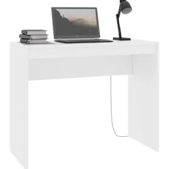 vidaXL Bureau 90x40x72 cm bewerkt hout wit