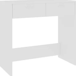 vidaXL Bureau 80x40x75 cm bewerkt hout wit