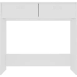vidaXL Bureau 80x40x75 cm bewerkt hout wit