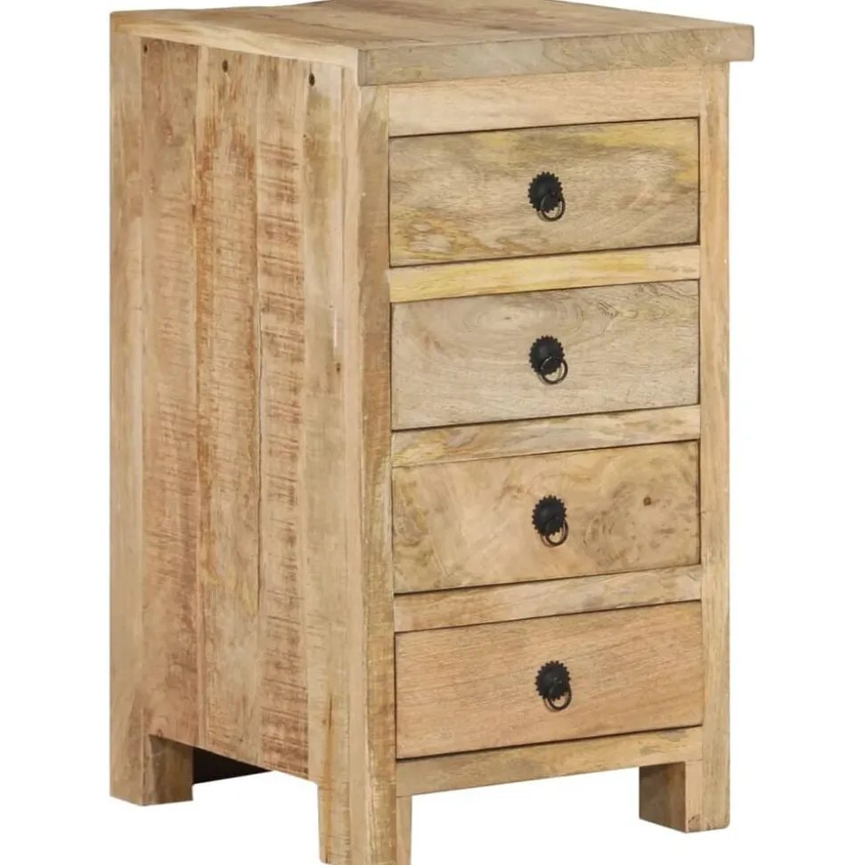 vidaXL Bureau 140x50x77 cm massief mangohout