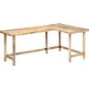 vidaXL Bureau 180x120x76 cm massief mangohout