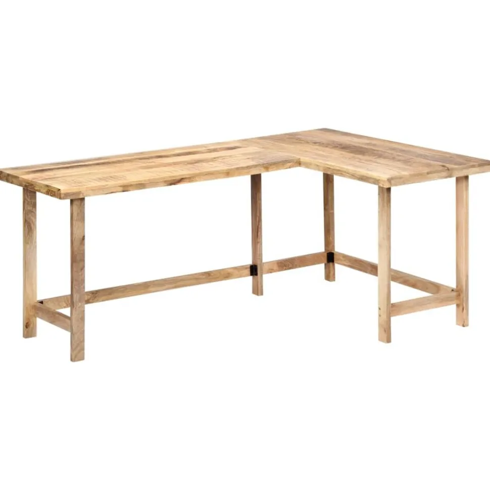 vidaXL Bureau 180x120x76 cm massief mangohout